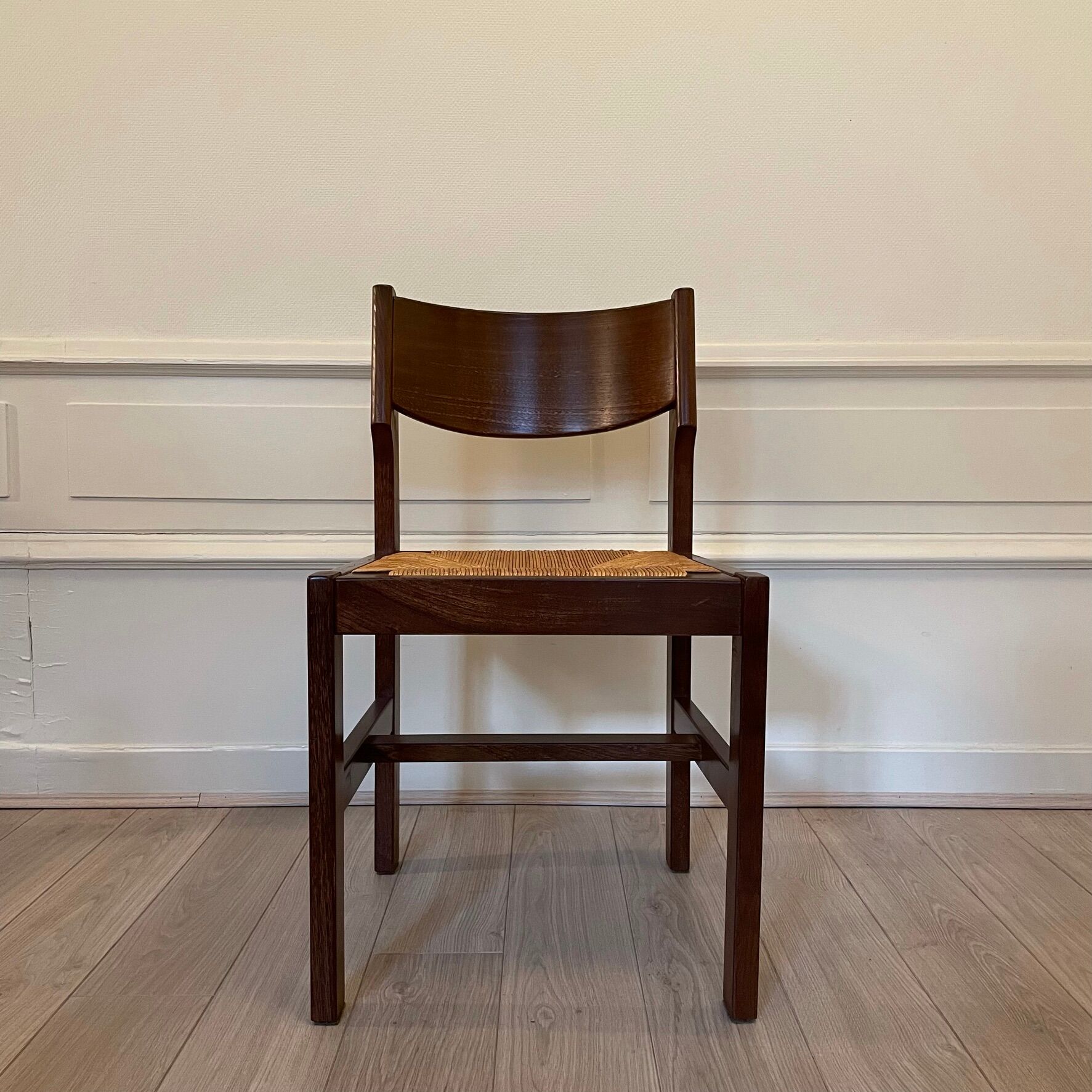 Set 4 Baumann chairs, seat mulch, 1970