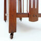 Art Deco shelf - Magazine rack on wheels