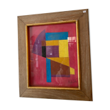 Tableau de gouache de Kurt Lewy