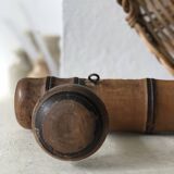 Patere porte manteau en bois 4 accroches