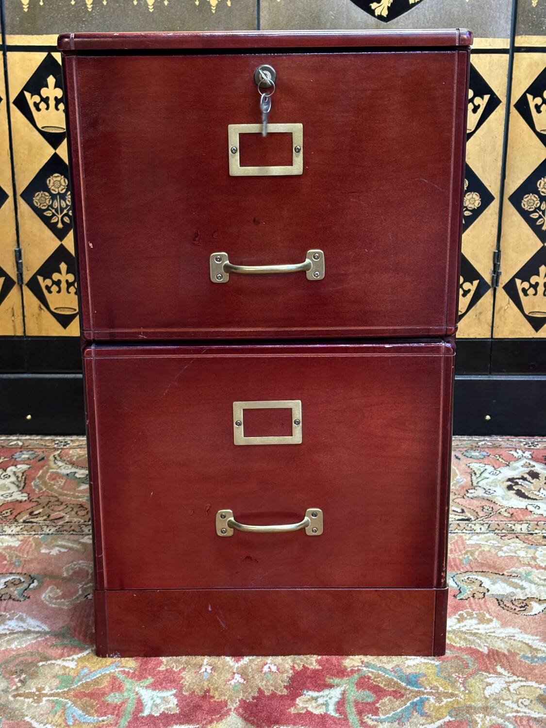 2-drawer storage cabinet