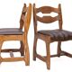 Set of 6 chairs by Guillerme and Chambron