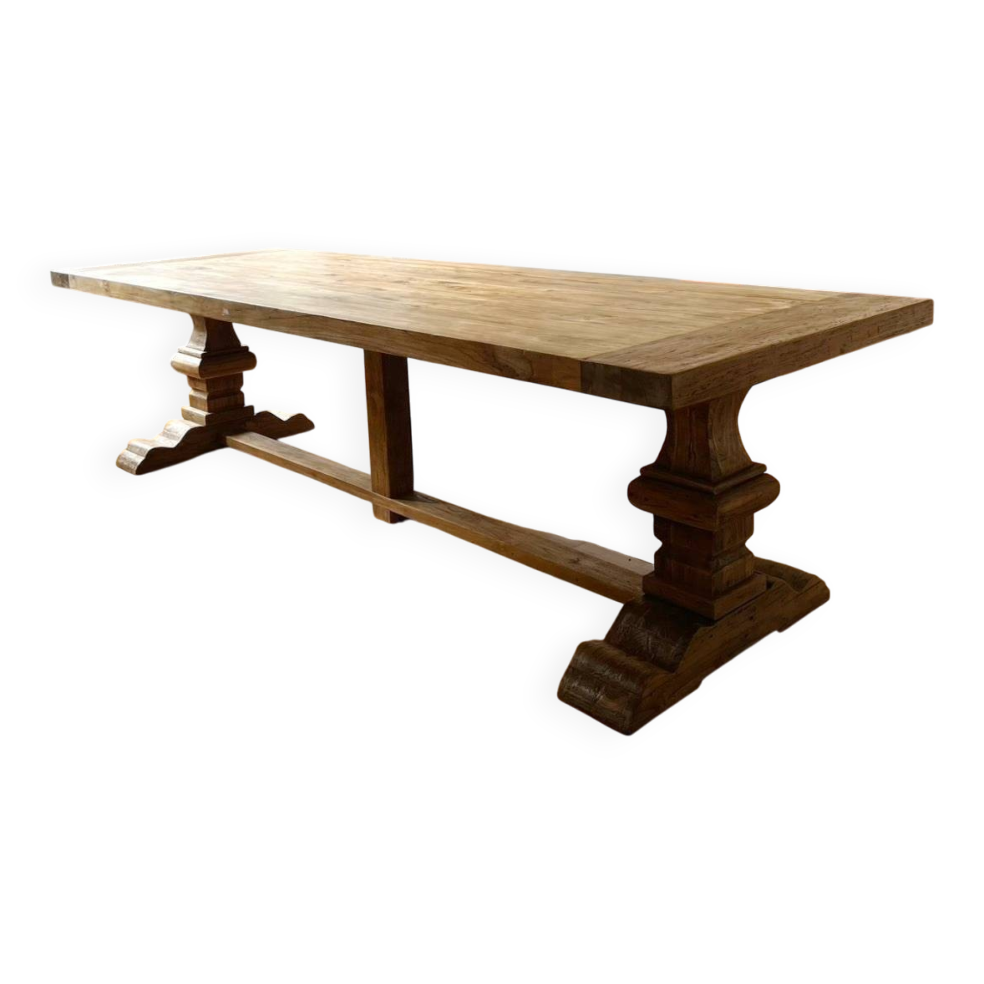 Monastery table Spirito in solid oak - length 280 cm