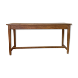 Table Console 2 tiroirs en chêne