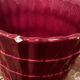 1950s Pleated Ceramic Cache Pot Bordeaux St-Clement H11/D14