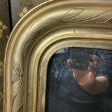 Miroir époque Louis Philippe à la feuille d’or