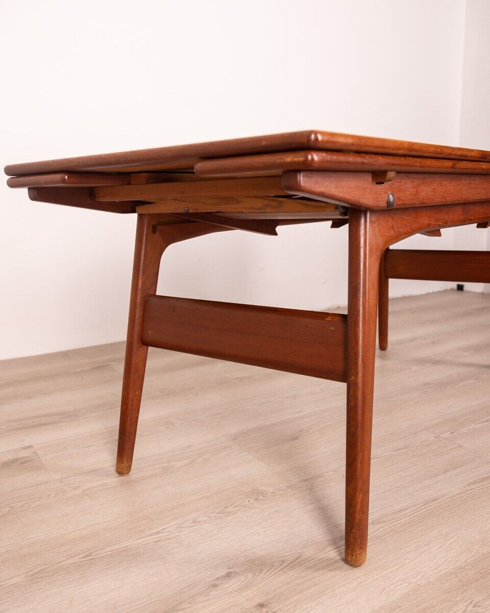 1960s Vintage Copenhagen Coffee Table in Teak Wood Danish Design