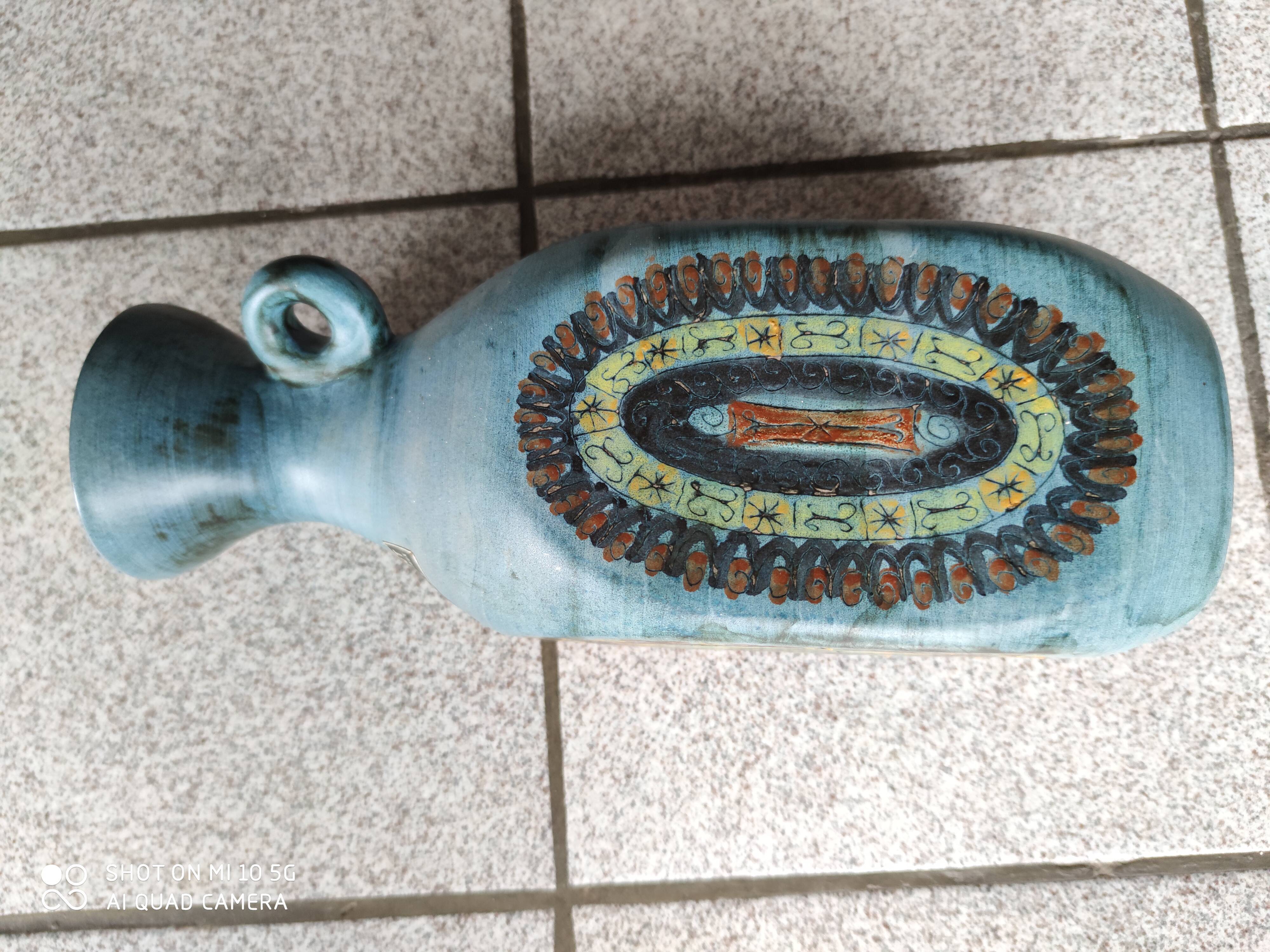 Ceramic vase by Jean de Lespinasse in 1954