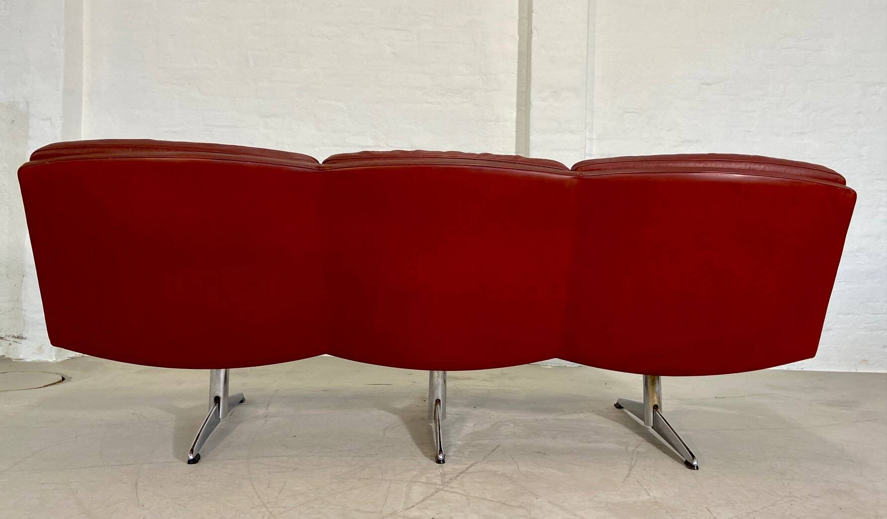 VINTAGE NORWEGIAN FREDERIK KAYSER FOR VATNE MØBLER 3 PERSON SOFA 1970,s