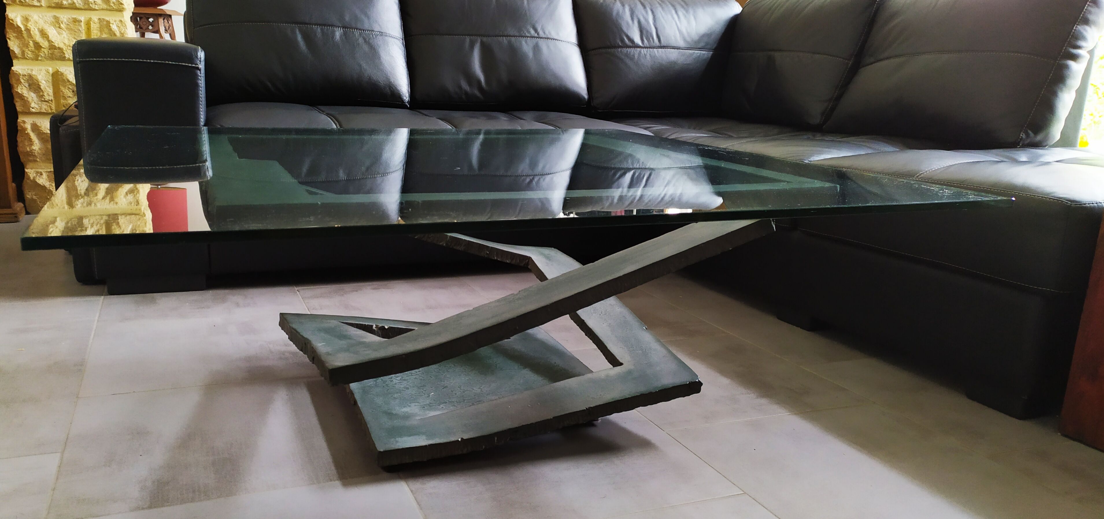 Table basse design Maurice Barilone pour Roche Bobois