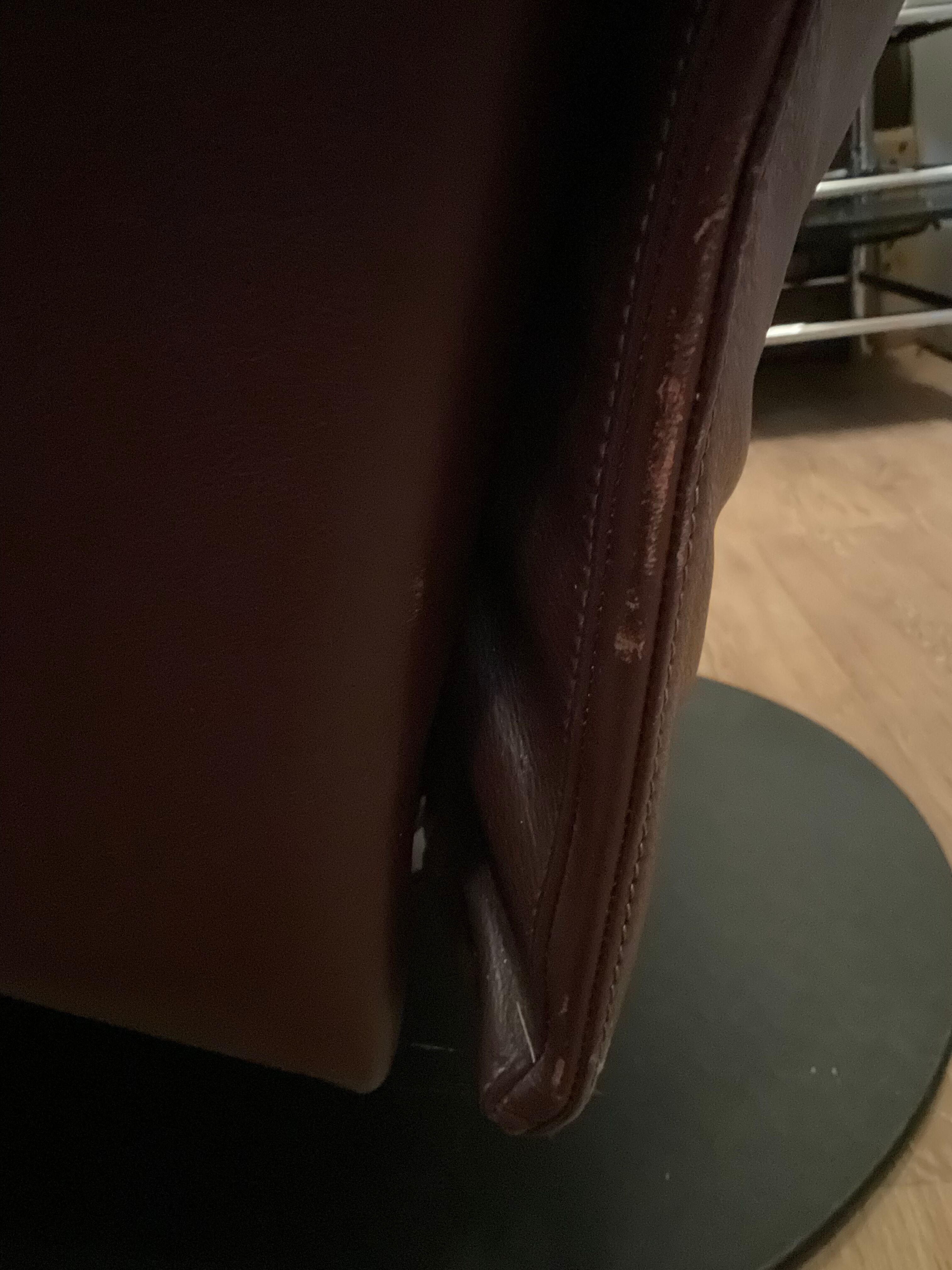 Fauteuil relax Jori des années 70 80 en cuir