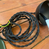 Green metal workshop pendant lamp