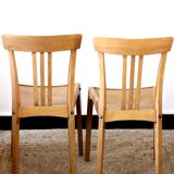 Pair of restored bistrot Stella chairs