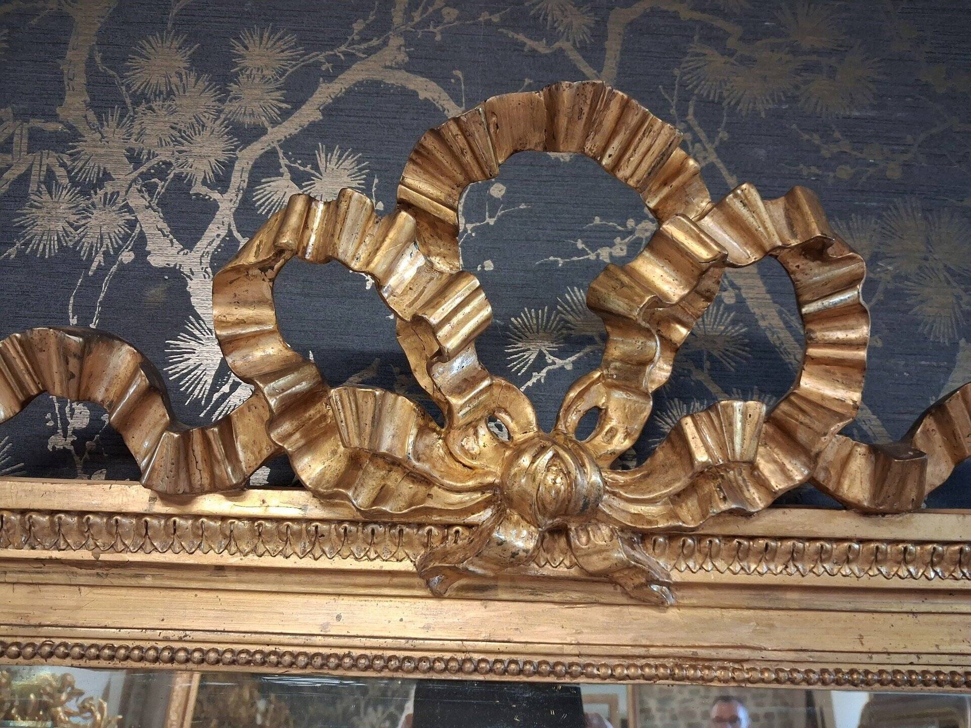 19th century mirror 167 x 101