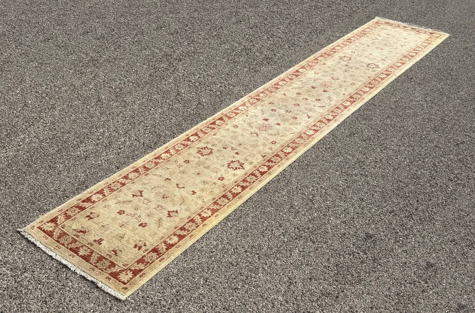 Orient Ziegler hallway rug: 4.50 x 0.83 metres - Handmade wool