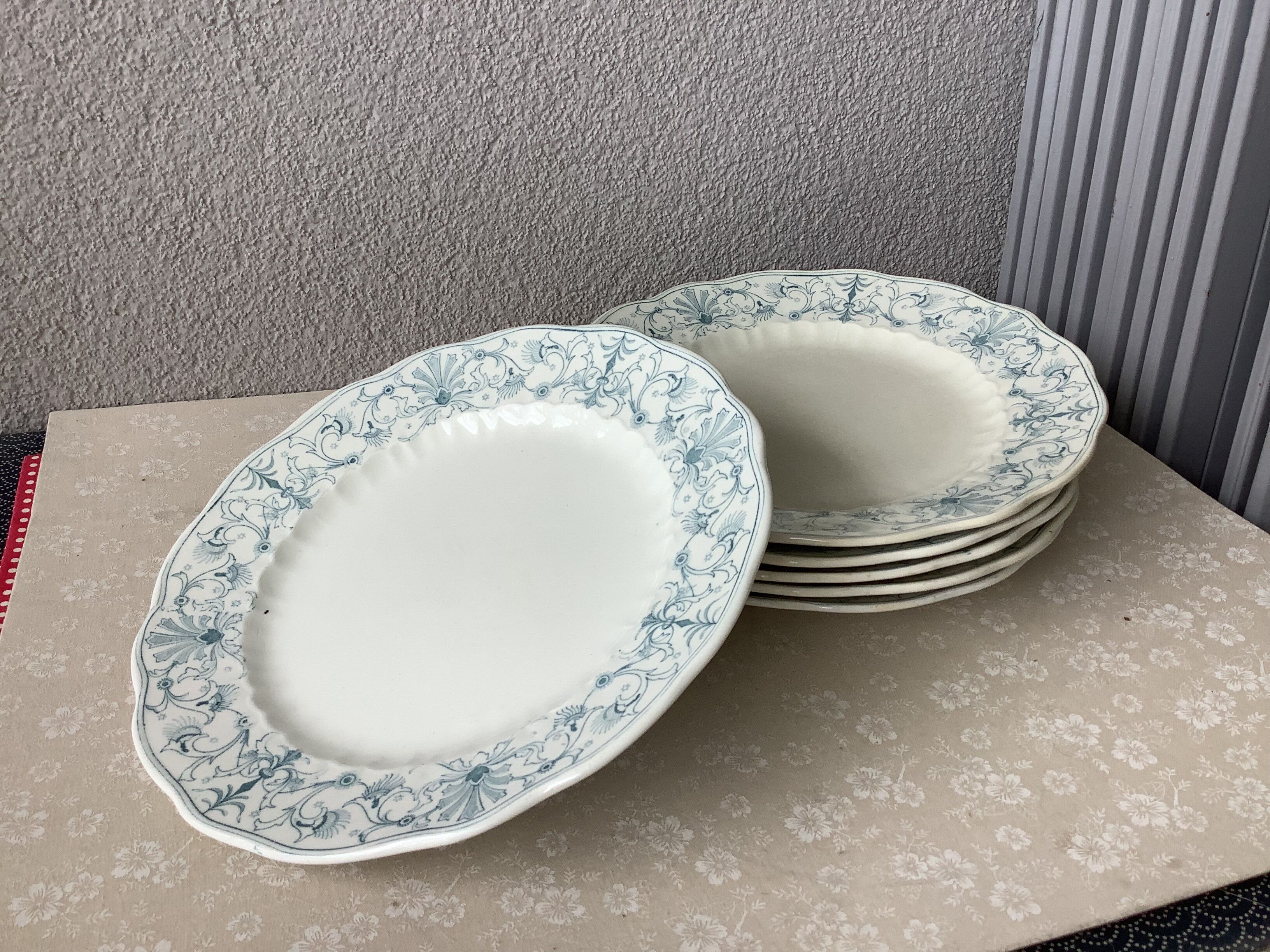 Ridgways 19th century English ironstone plates