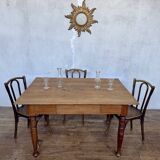 Old cherrywood bistro table