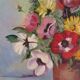 Bouquet de fleurs avec couleurs intenses