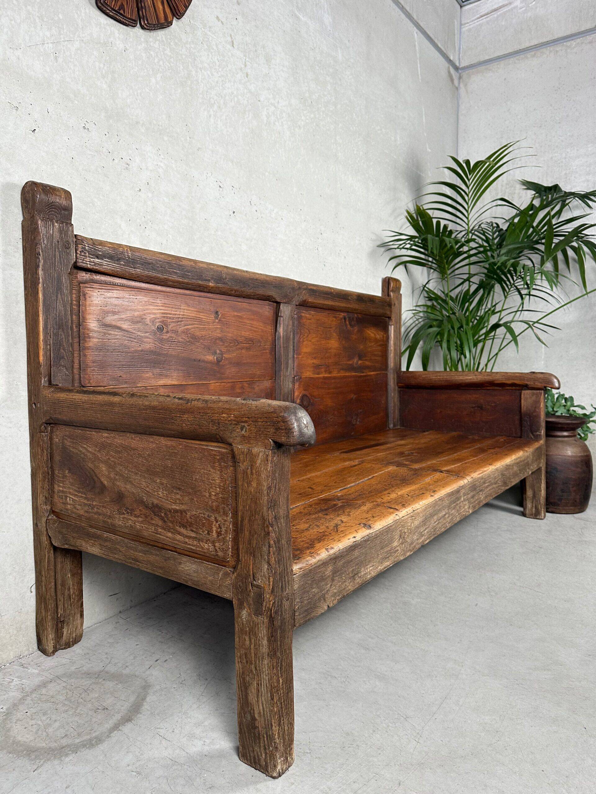 Antique Spanish bench – 19th century