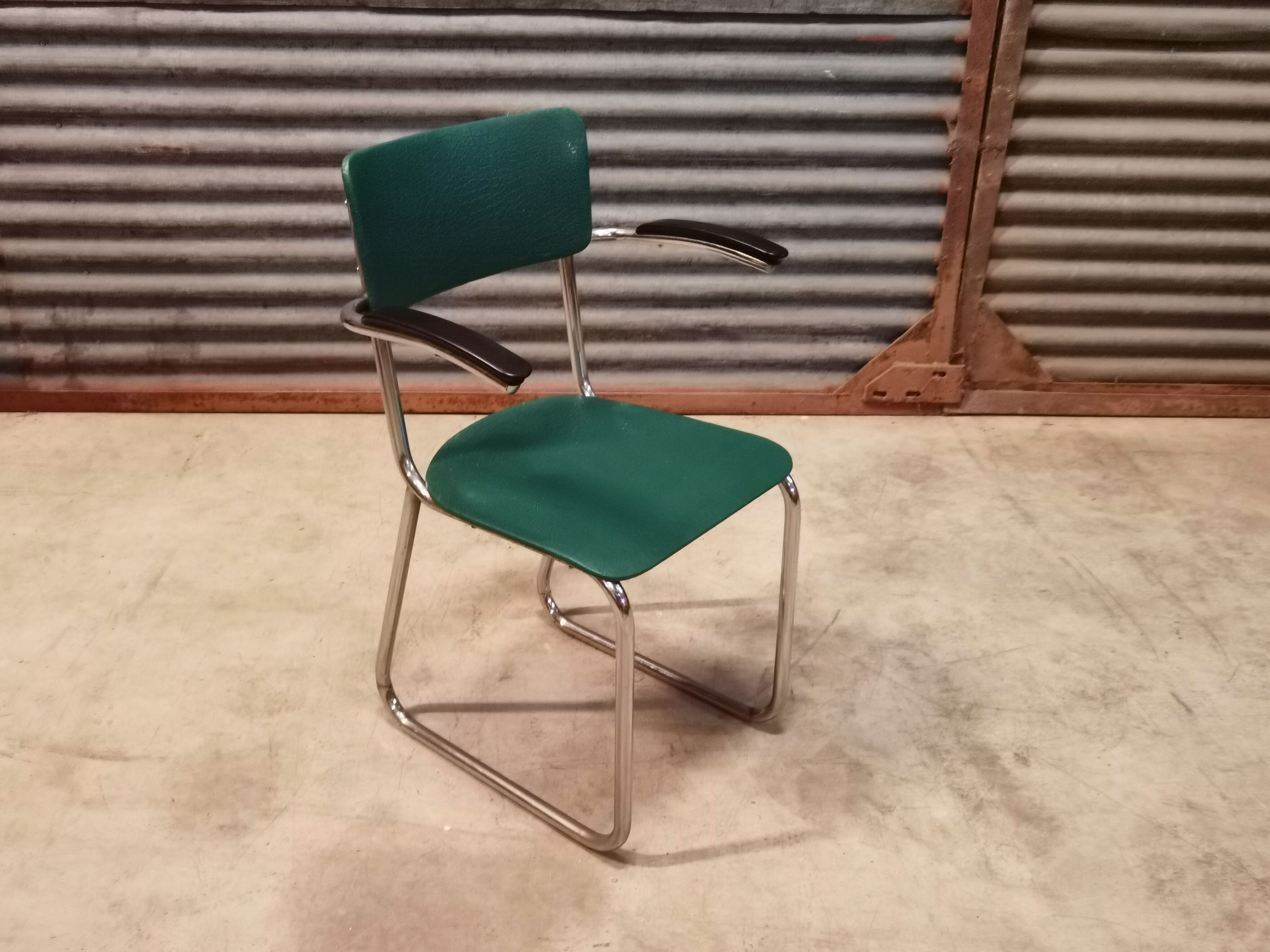 Vintage Gispen bauhaus chair
