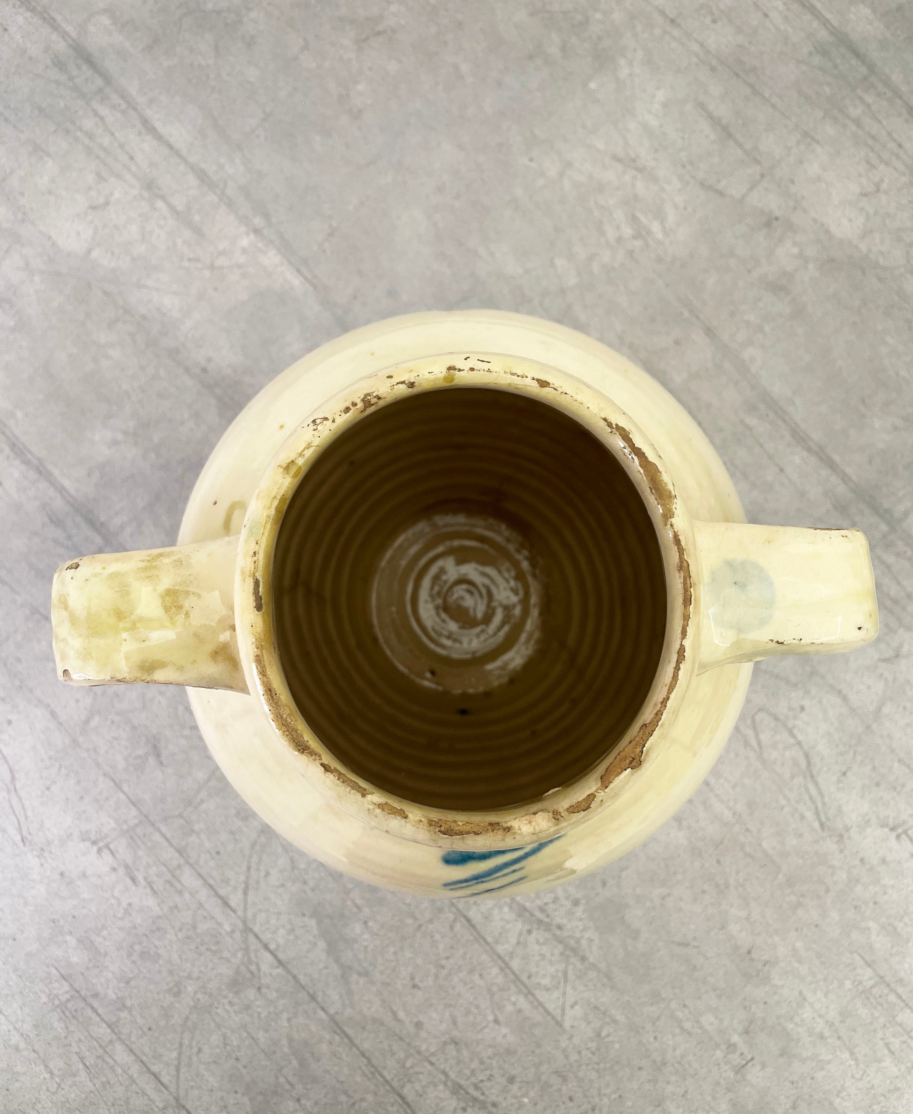 Antique tree of life confit pot