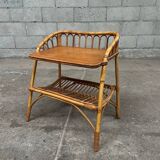 Bout de canapé rotin