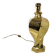 Sculptural Brass Table Lamp, Heavy Quality, Without Shade