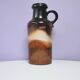 Large brown & blue West Germany vase