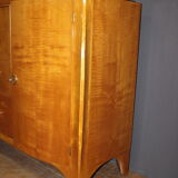 Art Deco period row in light wood circa 1930