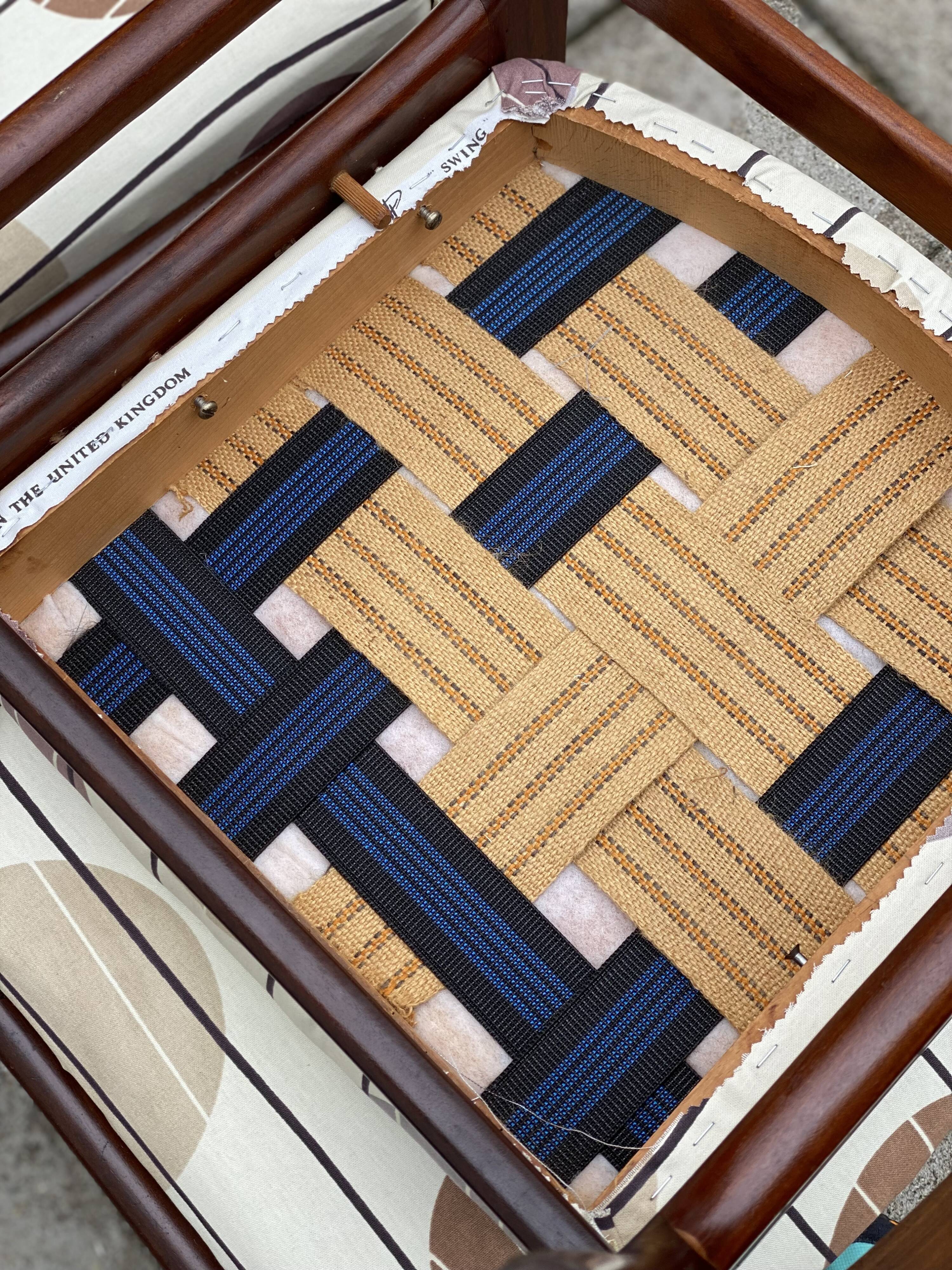 Set of 4 Vintage Teak Scandinavian Style Chairs