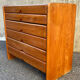 Maison Renew solid elm chest of drawers with rolling drawers