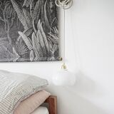 Duo suspension en opaline