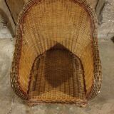 Fauteuil rotin enfant