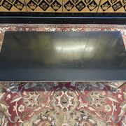 Table basse laiton et marbre
