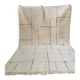 White geometric Beni ouarain rug 200*300 cm