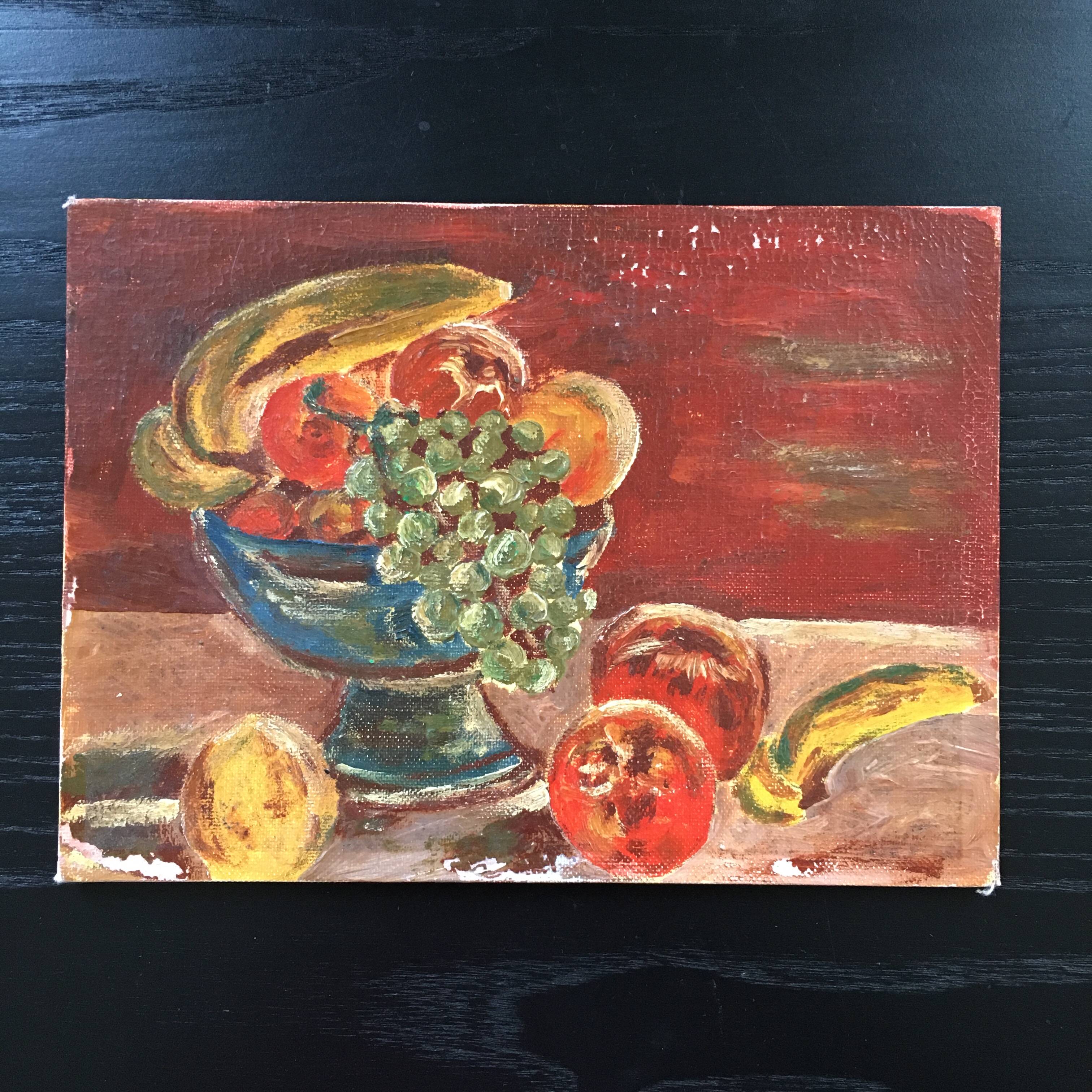 Small still life painting