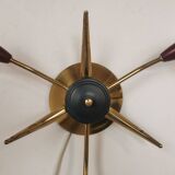 Plafonnier ou applique spoutnik laiton