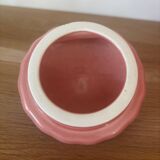 Pink floral slip teapot