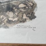 Original engraving by Robert Hainard