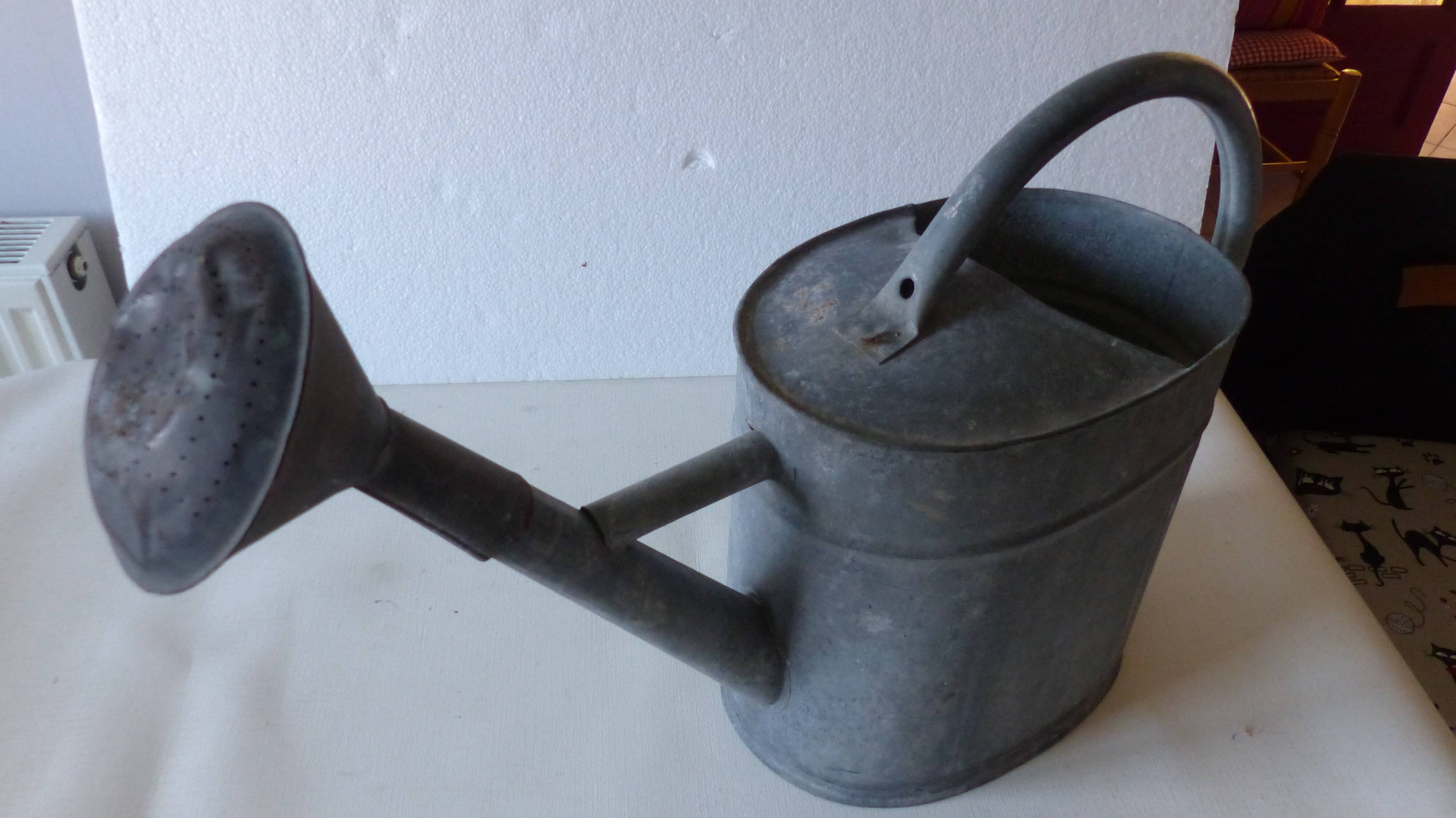 Zinc watering can