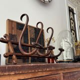 Porte manteau mural en bois Thonet