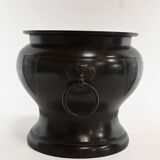 Cache-pot en bronze, inspiration grecque – 1900