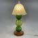 Italian hand made murano glass mushroom table lamp