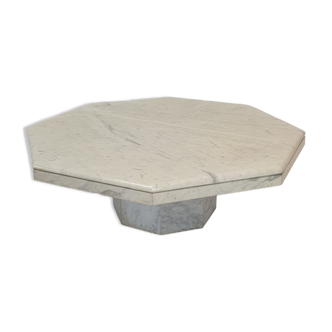 Italian Marble Octagon Coffee Table, 1980's