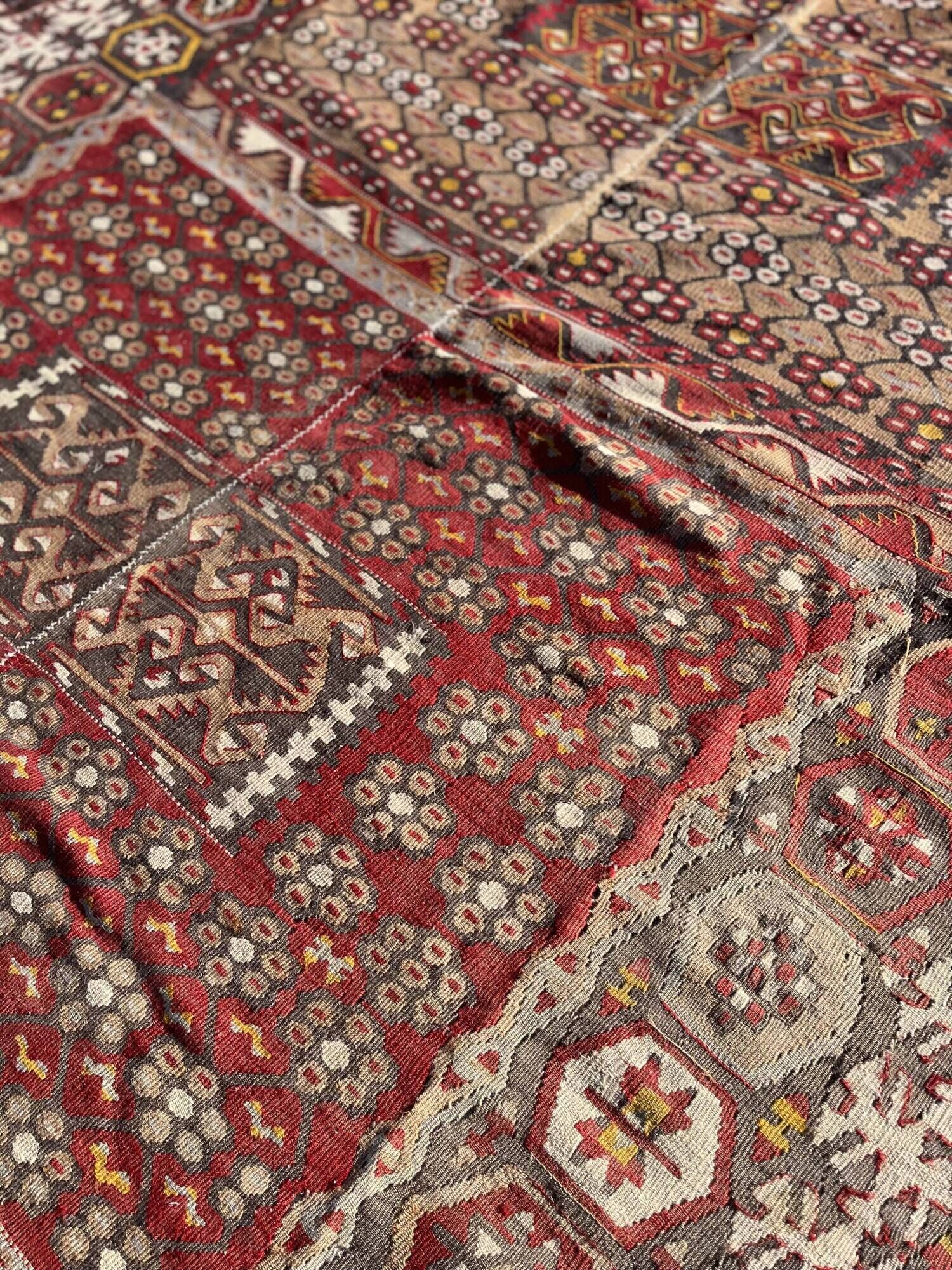 Kilim turkish papatyali avsar kayseri 192 x 403 cm