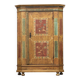 Painted folk art bridal cupboard 1764