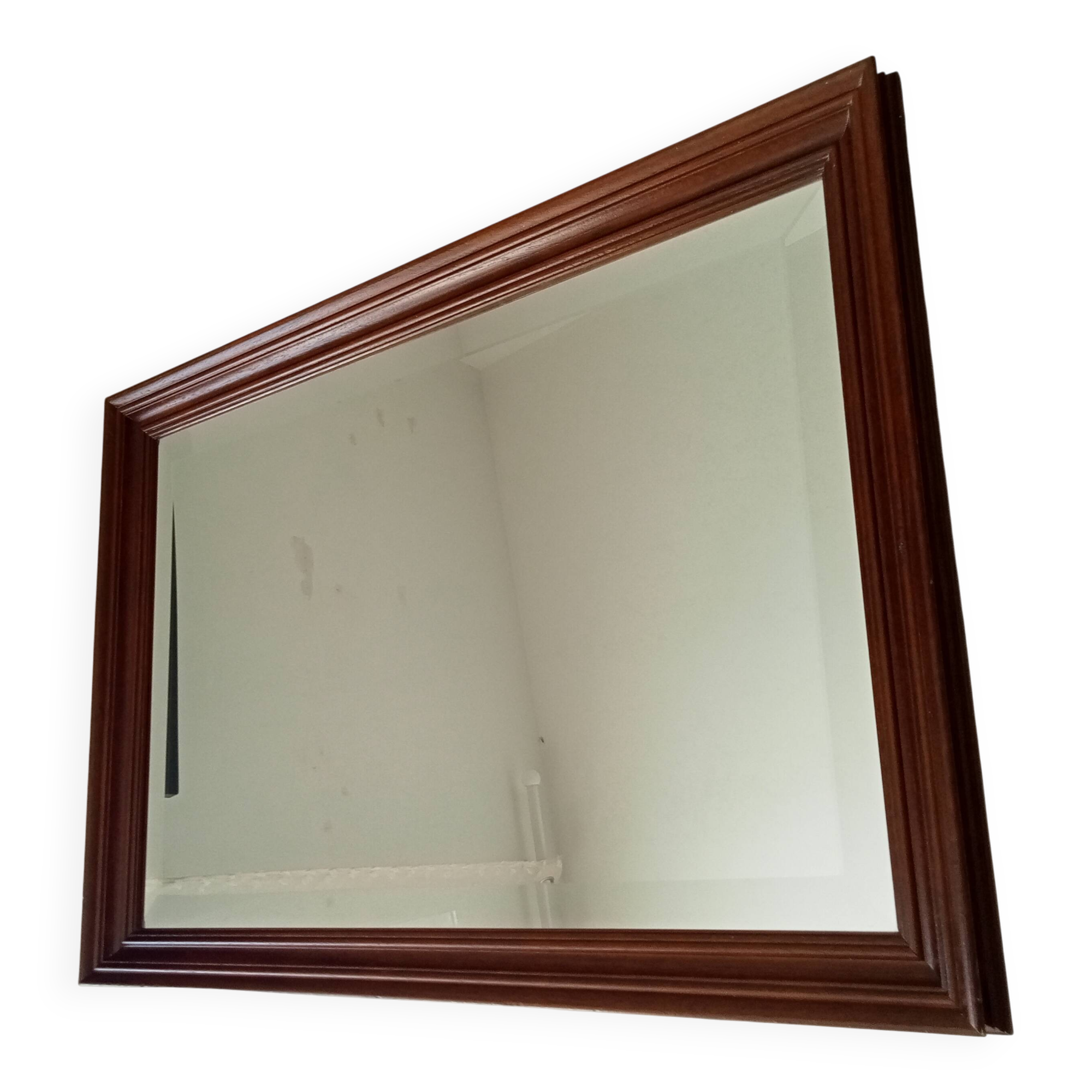 Vintage Italian mirror, beveled glass, 1960s