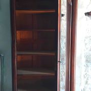Antique wooden display cabinet – 235 cm