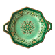 Plat à gâteau Longwy Chevreuse émaux MP Chevallier