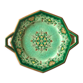Cake dish Longwy Chevreuse enamels MP Chevallier